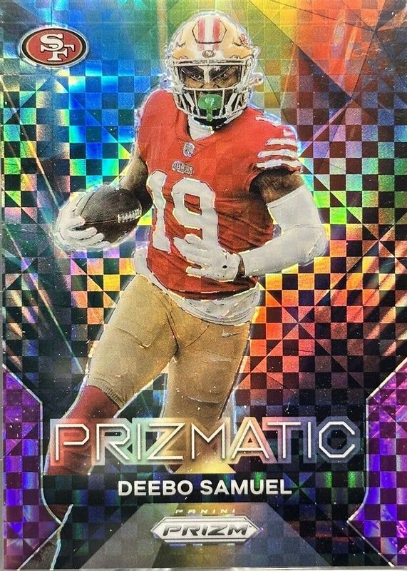 Deebo Samuel 2023 Prizm #17 Prizmatic - Purple Power /49 RAW