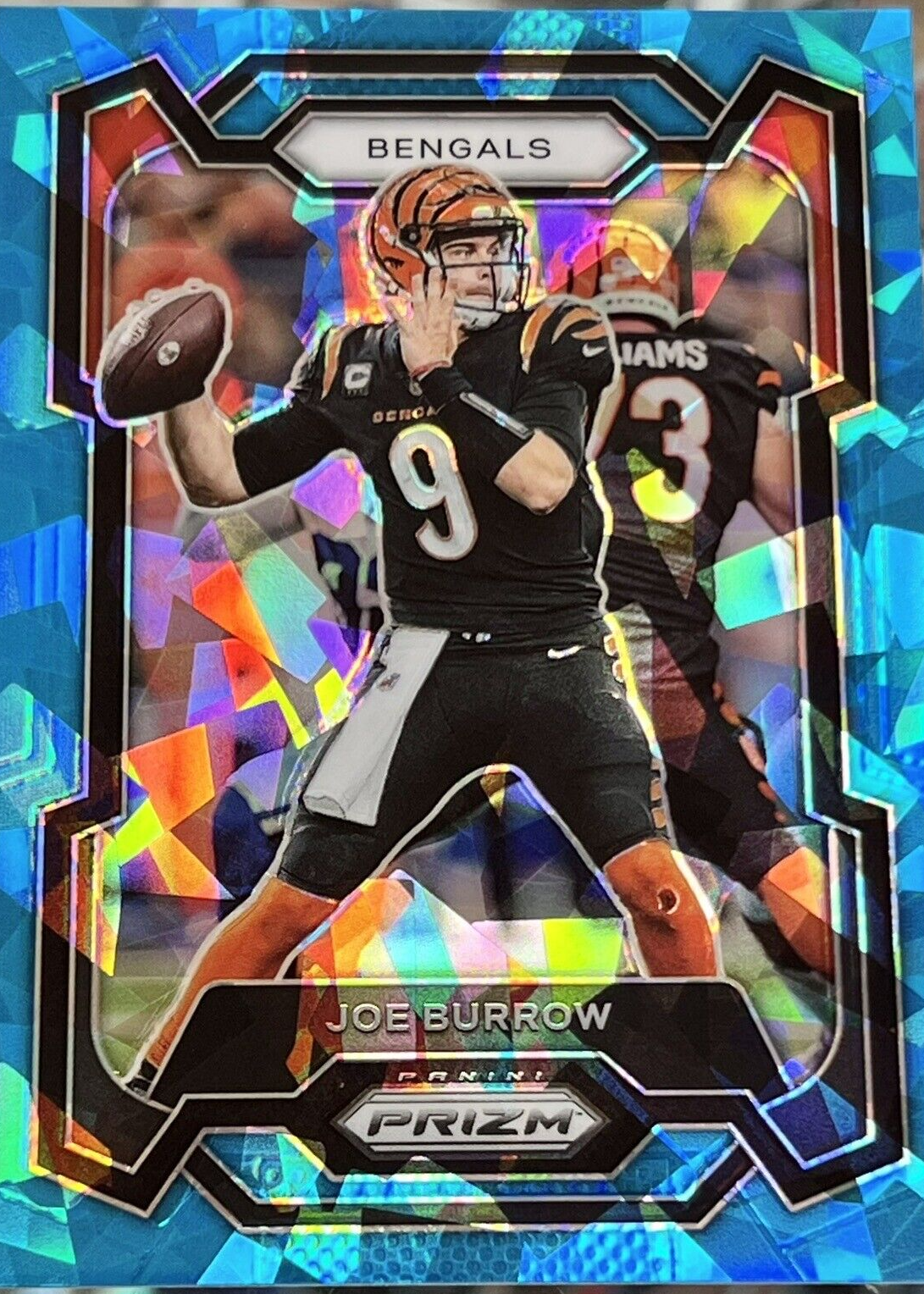 Joe Burrow 2023 Prizm #57 Blue Ice /99 Price Guide - Sports