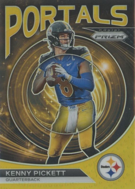 Kenny Pickett 2023 Prizm #PO-1 Portals - Gold /10 PSA 10