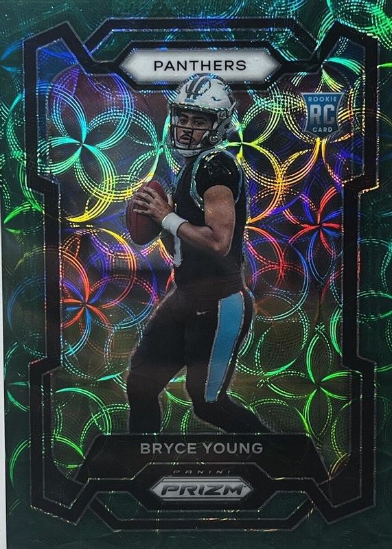 Bryce Young 2023 Prizm #311 Green Scope /75 Rookie BGS 9.5