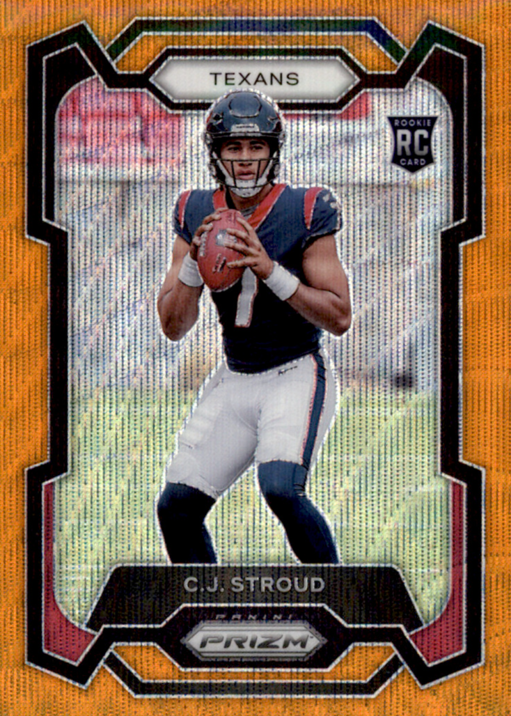CJ Stroud 2023 Prizm #339 Orange Wave /60 Price Guide