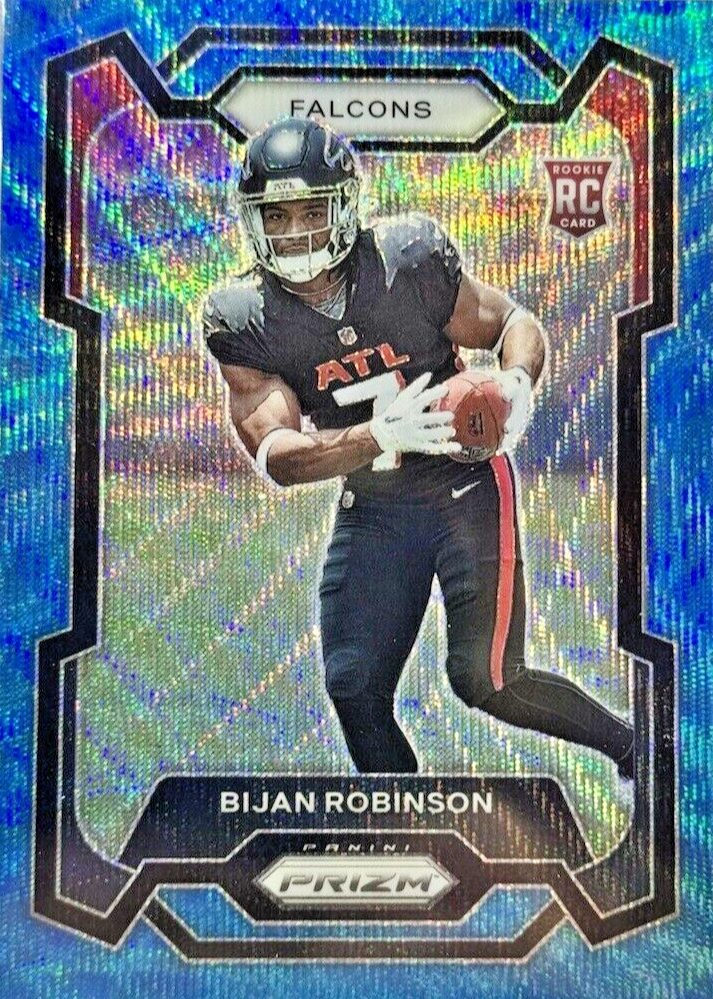 Bijan Robinson 2023 Prizm #305 Blue Wave /199 Price Guide