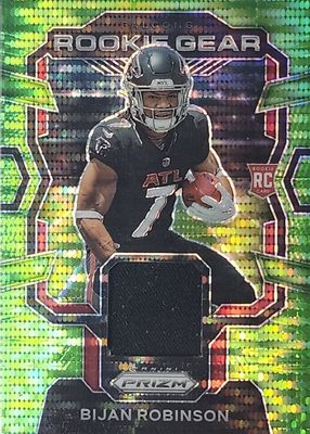 2023 Prizm #RG-BR Rookie Gear - Neon Green Pulsar
