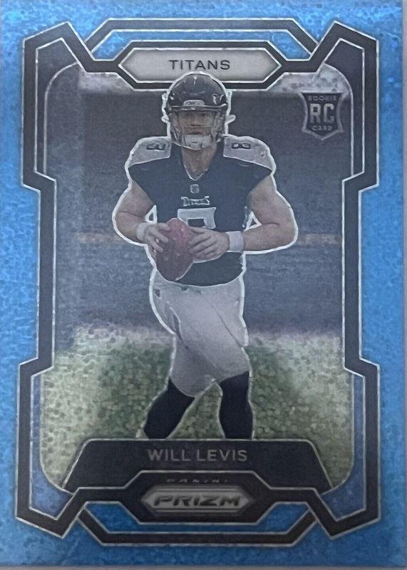 Will Levis 2023 Prizm #397 Blue Sparkle /96 Rookie PSA 10