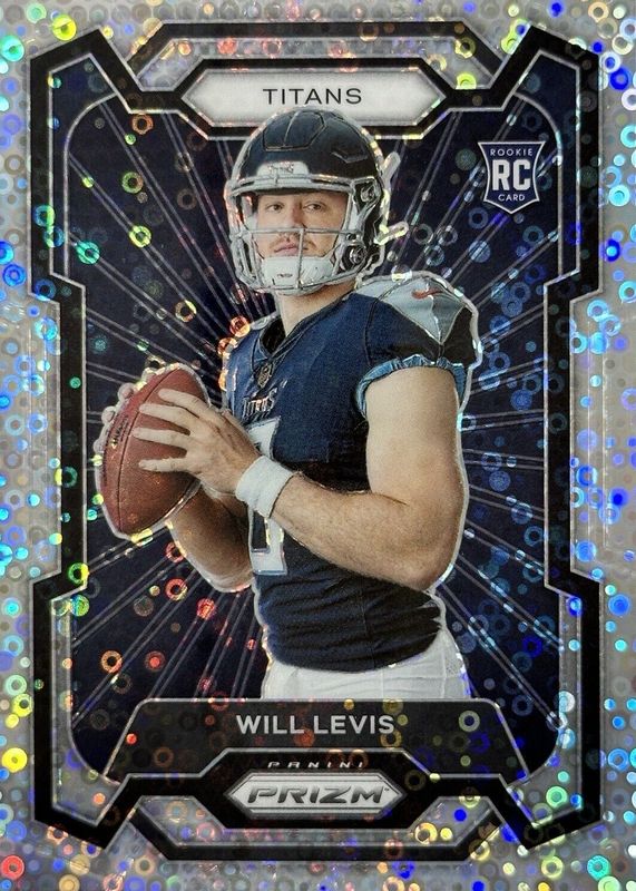 Will Levis 2023 Prizm #303 Rookie Variation - No Huddle Rookie RAW