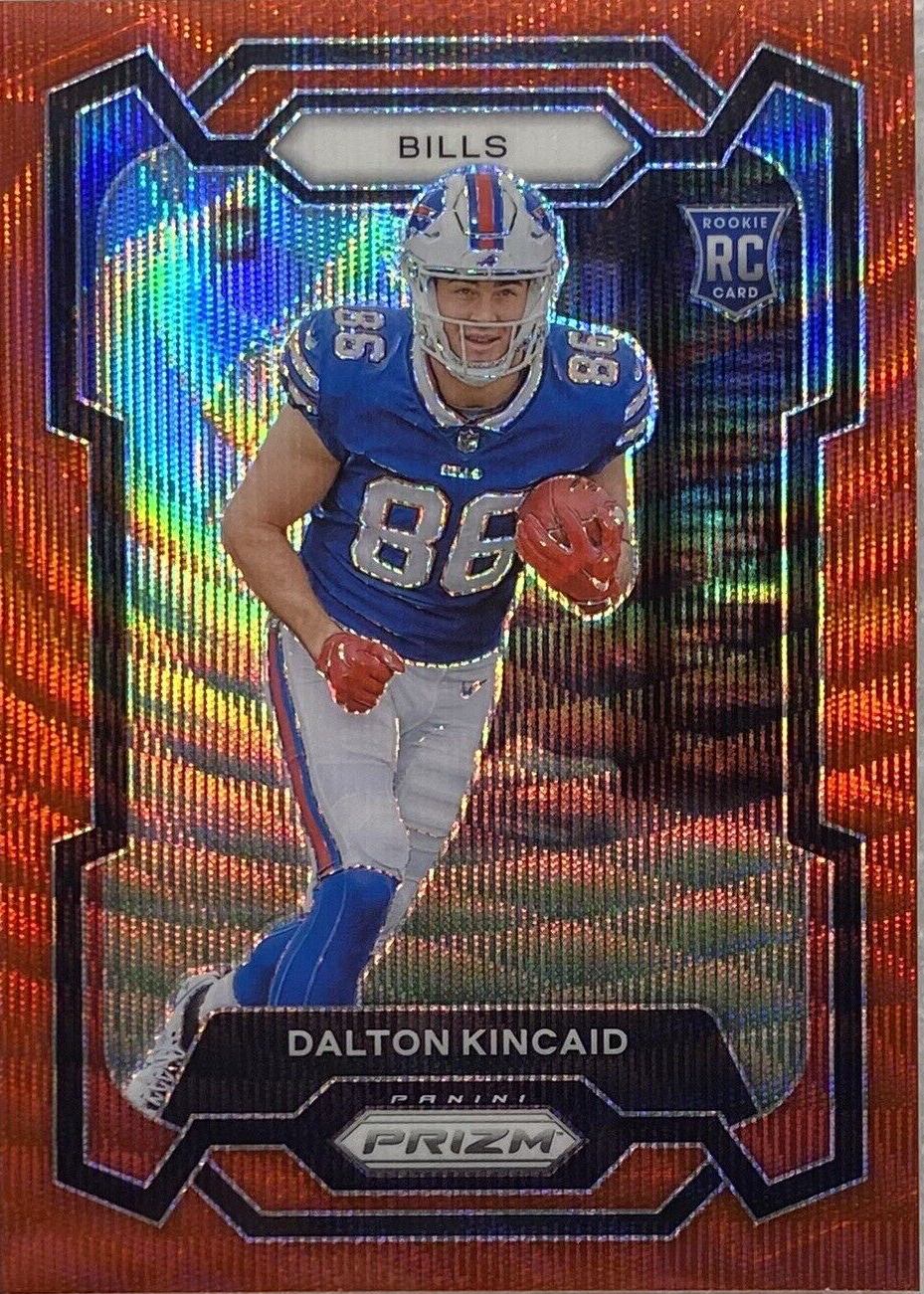 Dalton Kincaid 2023 Prizm #308 Red Wave /149 Price Guide - Sports