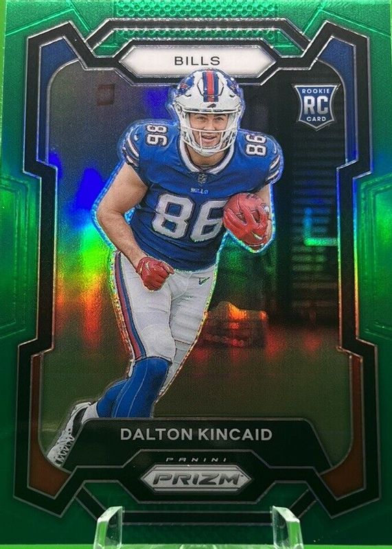 Dalton Kincaid 2023 Prizm #308 Green Rookie BGS 9