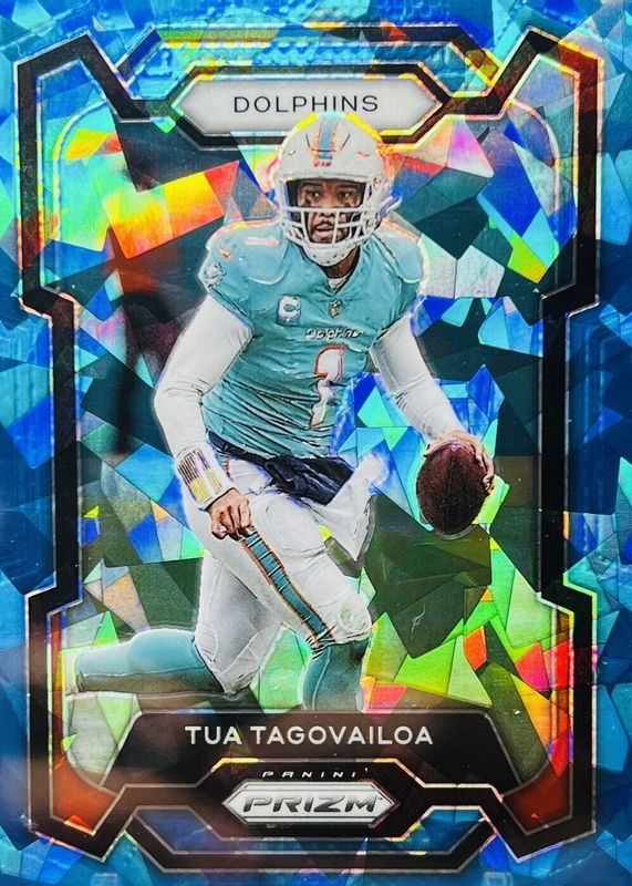 Tua Tagovailoa 2023 Prizm #190 Blue Ice /99 PSA 10