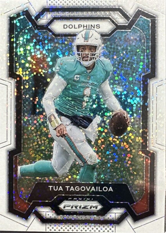 Tua Tagovailoa 2023 Prizm #190 White Sparkle /(SSP) PSA 10