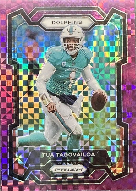 Tua Tagovailoa 2023 Prizm #190 Purple Power /49 PSA 10