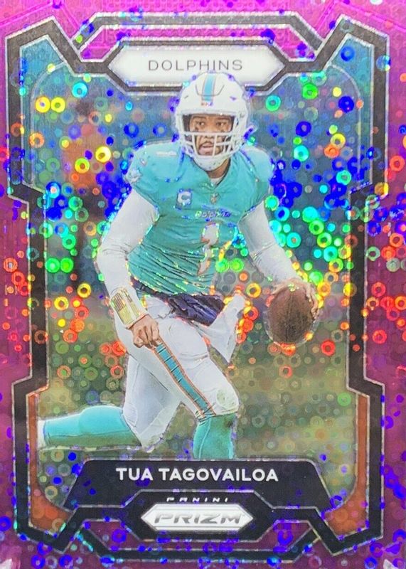 Tua Tagovailoa 2023 Prizm #190 No Huddle Purple /35 PSA 10