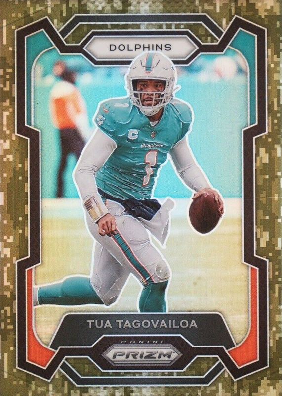 Tua Tagovailoa 2023 Prizm #190 Forest Camo /15 PSA 10