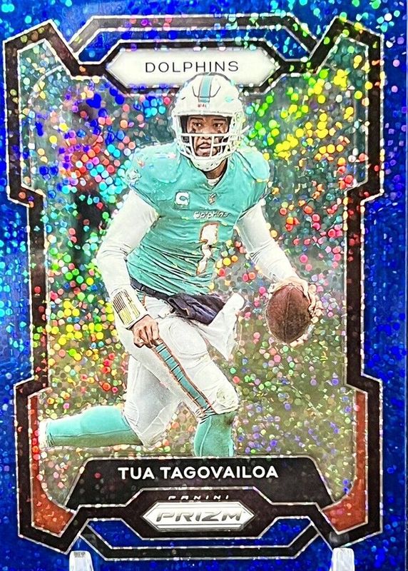 Tua Tagovailoa 2023 Prizm #190 Blue Sparkle /96 PSA 10