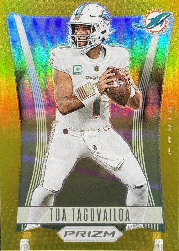 Tua Tagovailoa 2023 Prizm #PF-1 Prizm Flashback - Gold /10 PSA 10