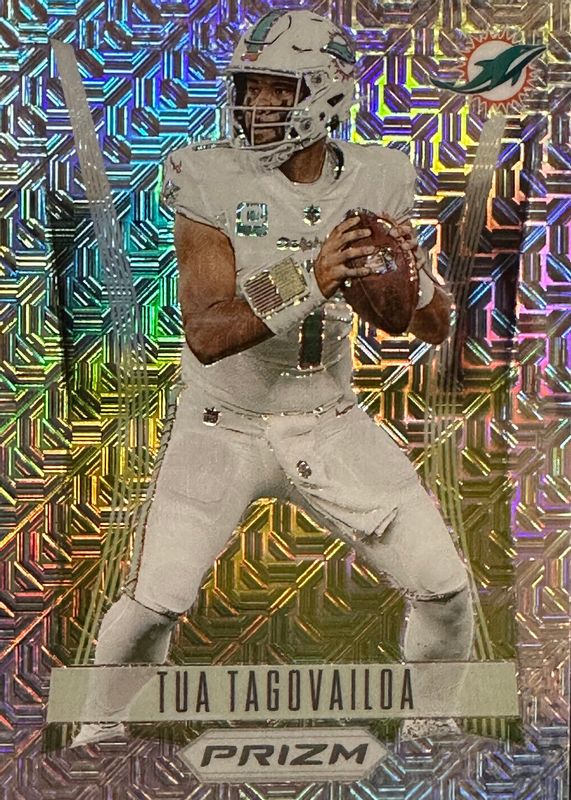 Tua Tagovailoa 2023 Prizm #PF-1 Prizm Flashback - Mojo /25 PSA 10