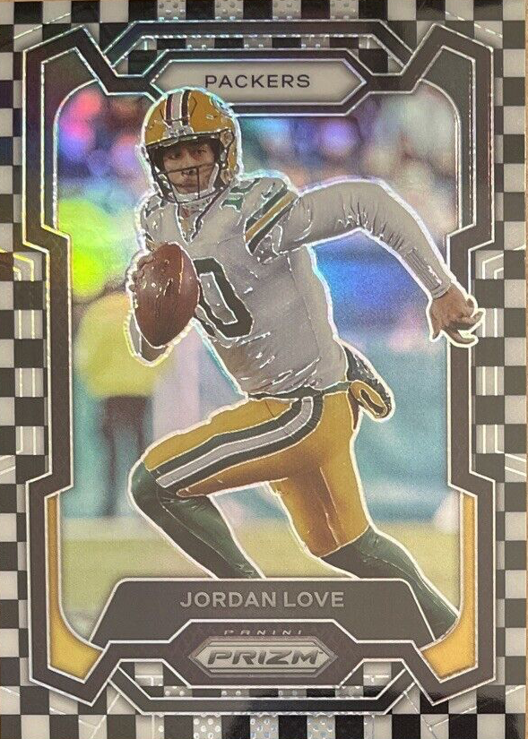 Jordan Love 2023 Prizm #110 Black & White Checker /(SSP