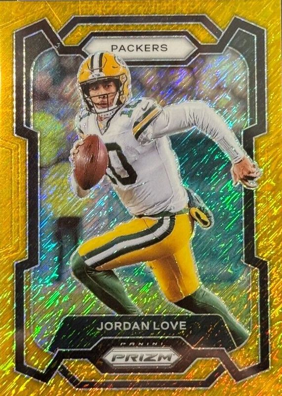 Jordan Love 2023 Prizm #110 Gold Shimmer /10 BGS 9.5