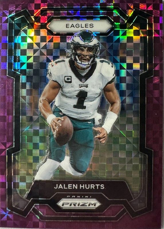 Jalen Hurts 2023 Prizm #244 Purple Power /49 SGC 9.5