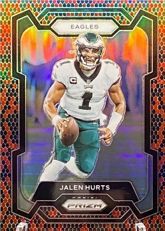 Jalen Hurts 2023 Prizm #244 Snakeskin /(SSP) BGS 9.5