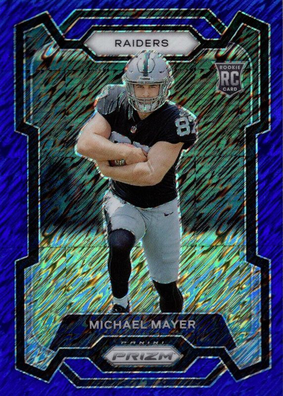 Michael Mayer 2023 Prizm #361 Blue Shimmer /25 Rookie PSA 10