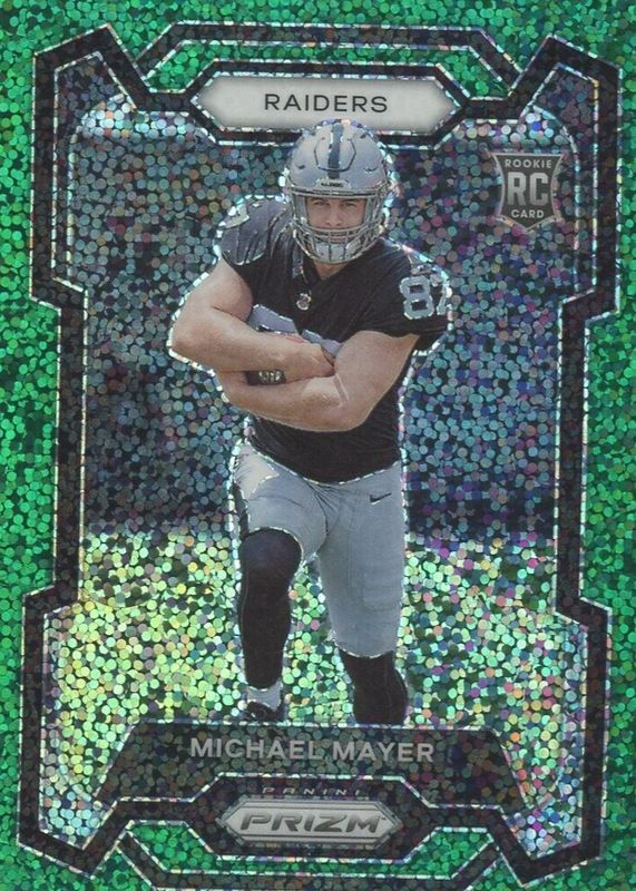 Michael Mayer 2023 Prizm #361 Green Sparkle /8 Rookie PSA 10