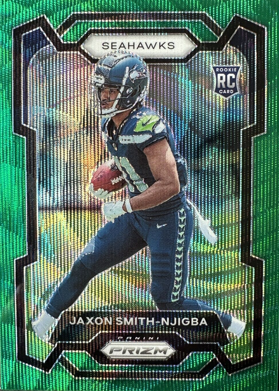 Jaxon Smith-Njigba 2023 Prizm #390 Green Wave Price Guide - Sports