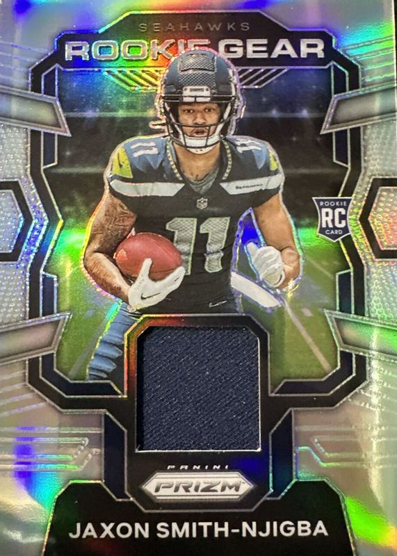 Jaxon Smith-Njigba 2023 Prizm #RG-JS Rookie Gear PSA 10