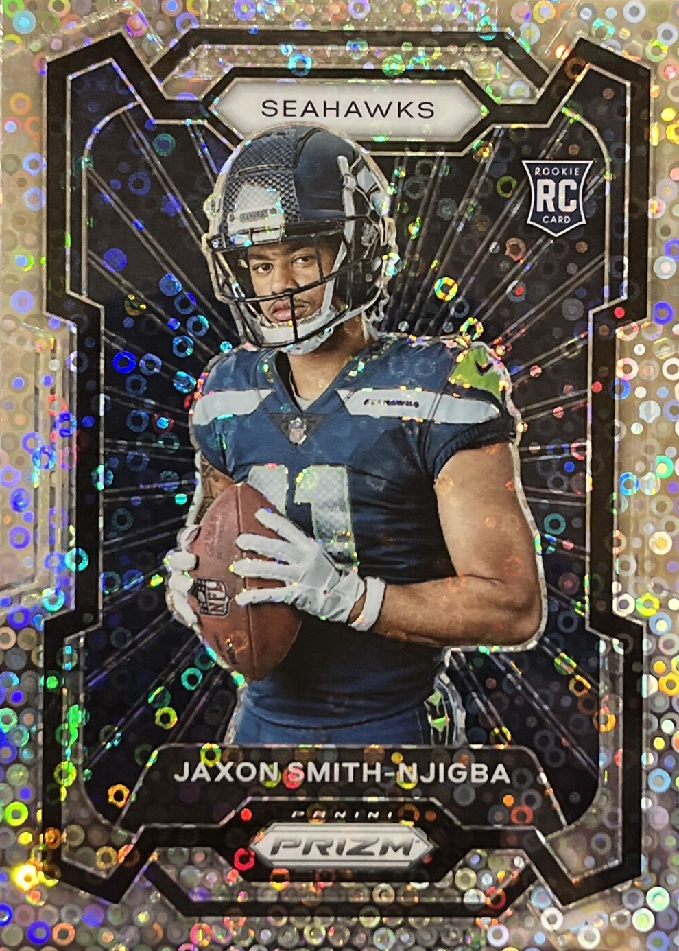 Jaxon Smith-Njigba 2023 Prizm #309 Rookie Variation - No Huddle