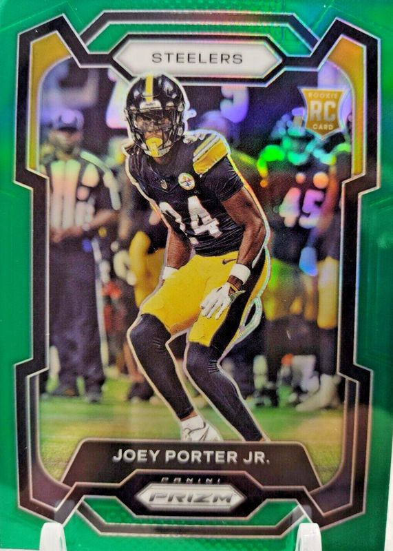 Joey Porter Jr. 2023 Prizm #386 Green Rookie SGC 10