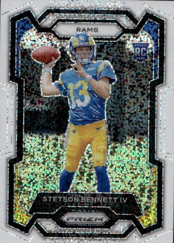 Stetson Bennett IV 2023 Prizm #358 White Sparkle /(SSP) Rookie SGC 9.5