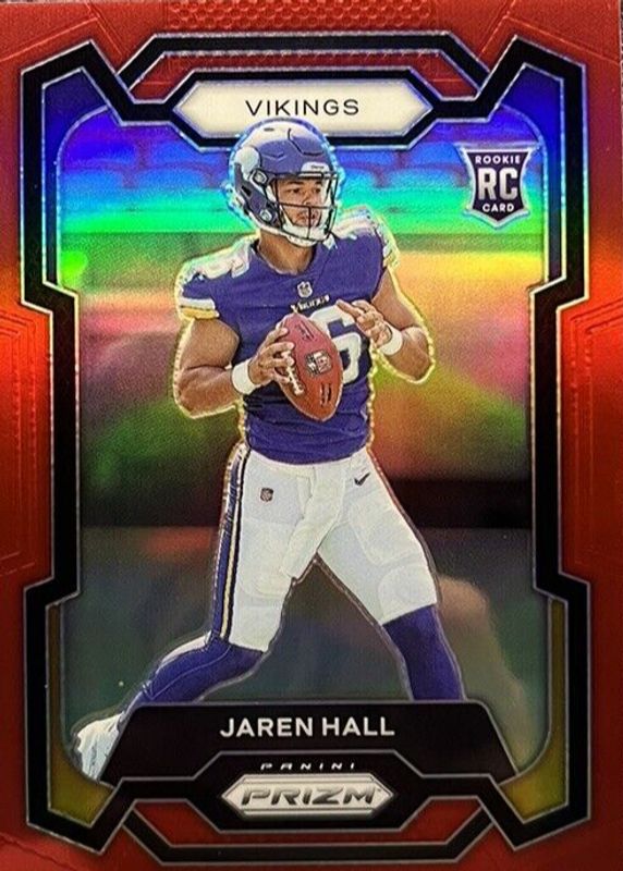 Jaren Hall 2023 Prizm #367 Red /(SSP) Rookie SGC 10