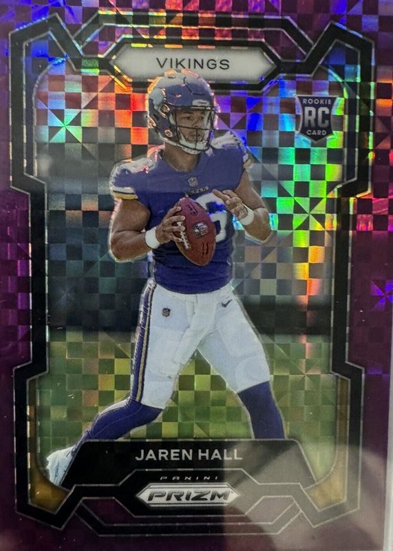 Jaren Hall 2023 Prizm #367 Purple Power /49 Rookie RAW