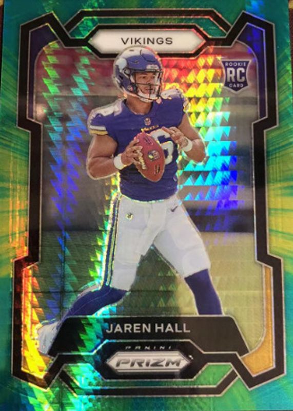 Jaren Hall 2023 Prizm #367 Green Rookie PSA 10