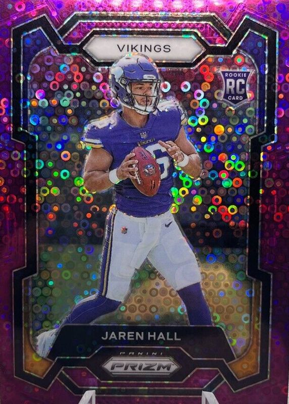 Jaren Hall 2023 Prizm #367 No Huddle Purple /35 Rookie RAW