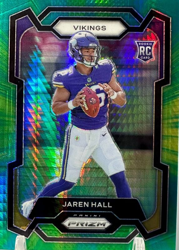 Jaren Hall 2023 Prizm #367 Hyper /175 Rookie PSA 9