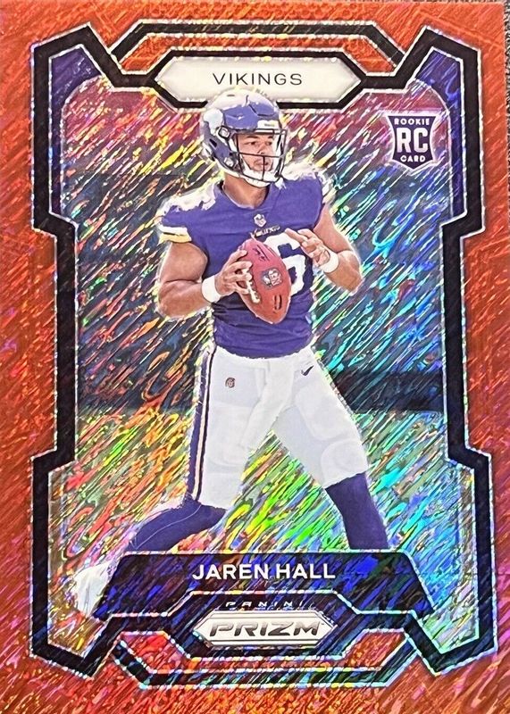 Jaren Hall 2023 Prizm #367 Red Shimmer /35 Rookie PSA 10