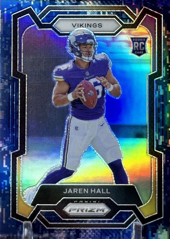 Jaren Hall 2023 Prizm #367 Navy Camo /25 Rookie BGS 9