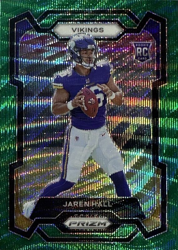 Jaren Hall 2023 Prizm #367 Green Wave Rookie RAW