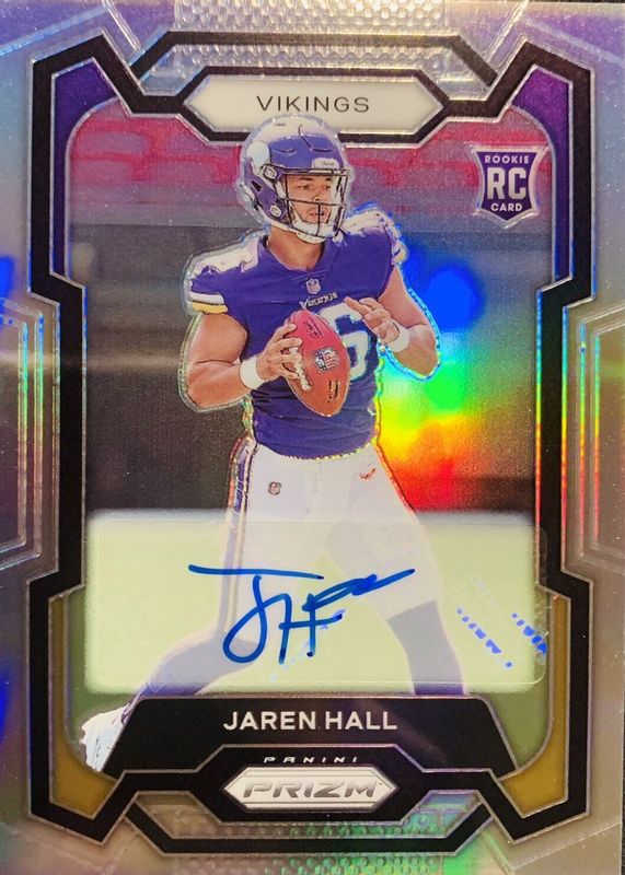 Jaren Hall 2023 Prizm #367 Rookie Autographs - Silver PSA 10