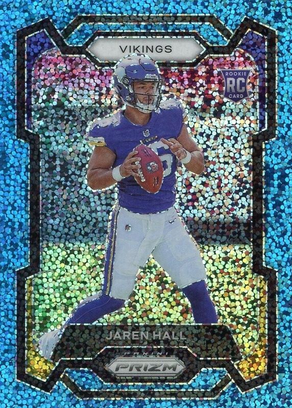 Jaren Hall 2023 Prizm #367 Blue Sparkle /96 Rookie PSA 10