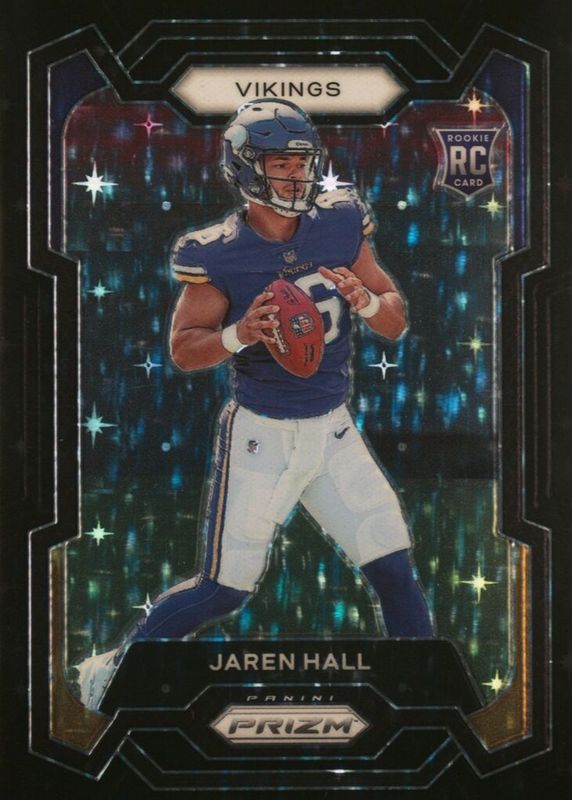 Jaren Hall 2023 Prizm #367 Black Stars /1 Rookie SGC 10