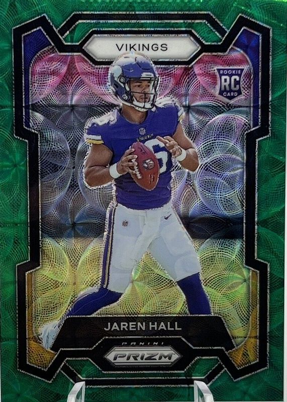 Jaren Hall 2023 Prizm #367 Green Scope /75 Rookie SGC 10