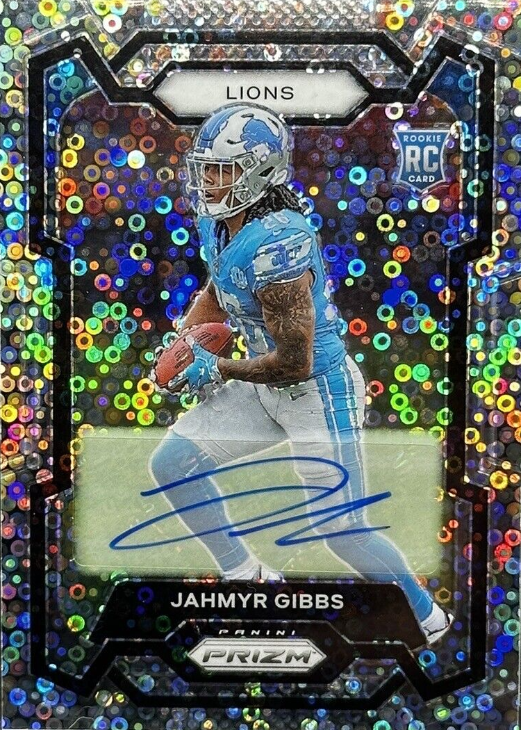 イリチルジャニー モメンタムサインボール unityギャラリー 8点セット Jahmyr Gibbs 2023 Prizm #331 Rookie Autographs - No Huddle Price