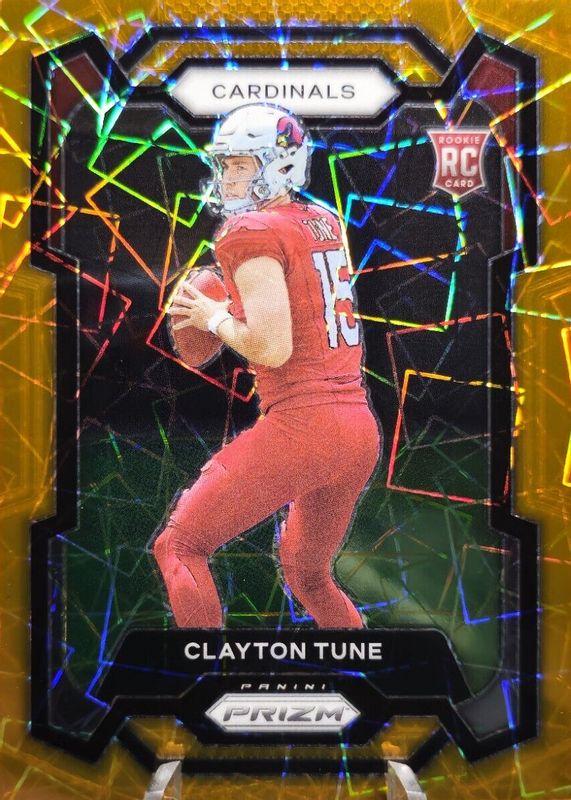 Clayton Tune 2023 Prizm #302 Lazer Rookie PSA 10