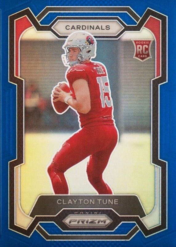 Clayton Tune 2023 Prizm #302 Blue /(SSP) Rookie PSA 10