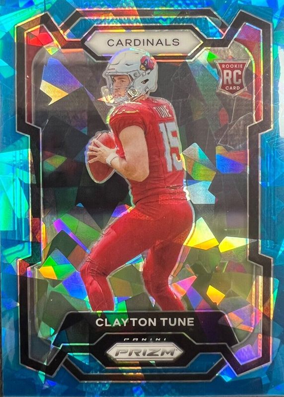 Clayton Tune 2023 Prizm #302 Blue Ice /99 Rookie PSA 10