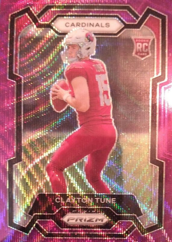 Clayton Tune 2023 Prizm #302 Purple Wave /99 Rookie PSA 10