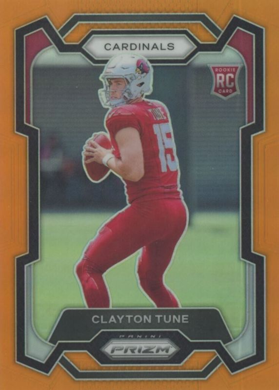 Clayton Tune 2023 Prizm #302 Orange /249 Rookie RAW