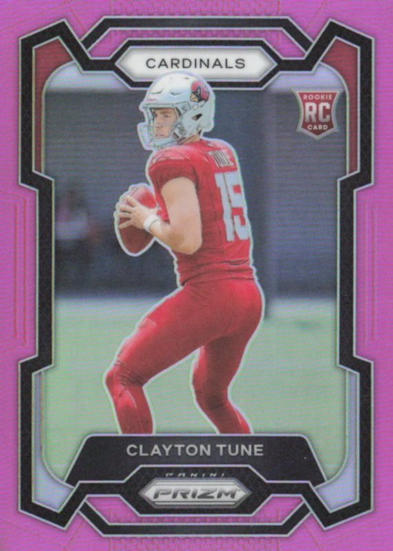 Clayton Tune 2023 Prizm #302 Pink Rookie PSA 10