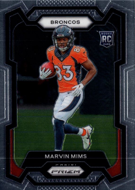 Marvin Mims 2023 Prizm #327 Base Rookie PSA 10